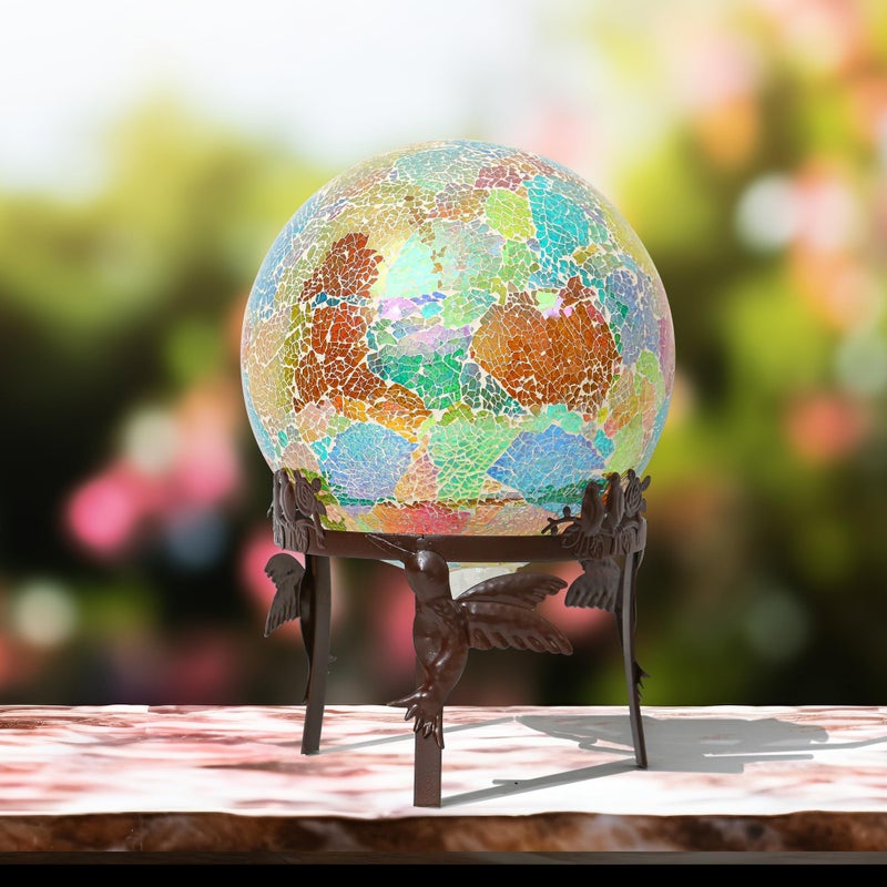 Topadorn Gazing Ball Stand Garden Hardware Metal Stand for 10-Inch or 12-Inch Gazing Globes - Image 3